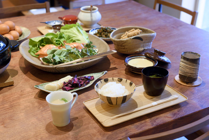 京丹後のおいしさが詰まったバイキング形式の朝食