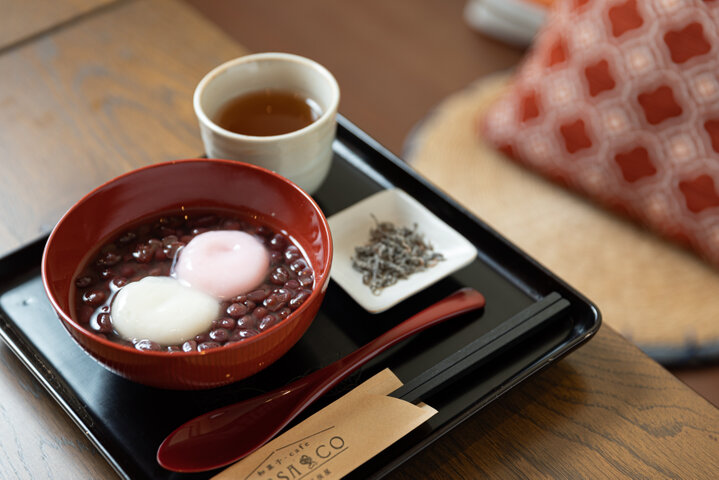 出雲産大豆の小豆を使った「出雲ぜんざい」でほっこり