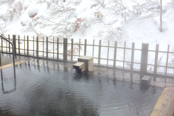 日帰り入浴もＯＫ♪ 「四季彩の宿 ふる里」で雪見風呂